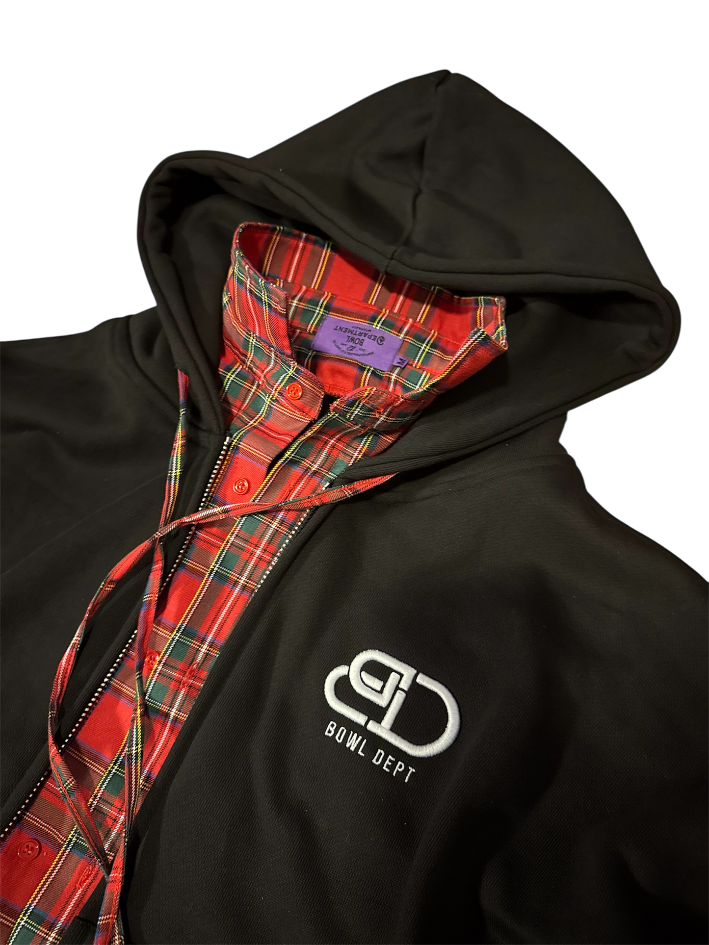 Black BowlDept Plaid Flannel Button-Up Set