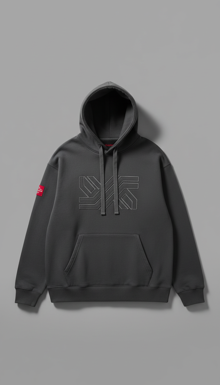 Boxy Heavyweight Logo Hoodie