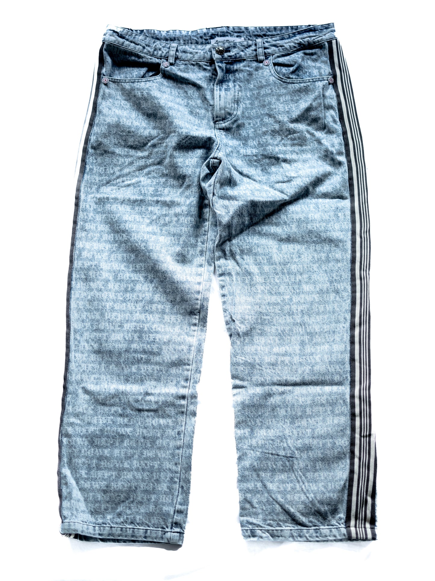 Denim Bowl Dept striped pants