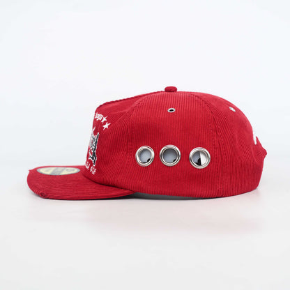 Red Corduroy Hat
