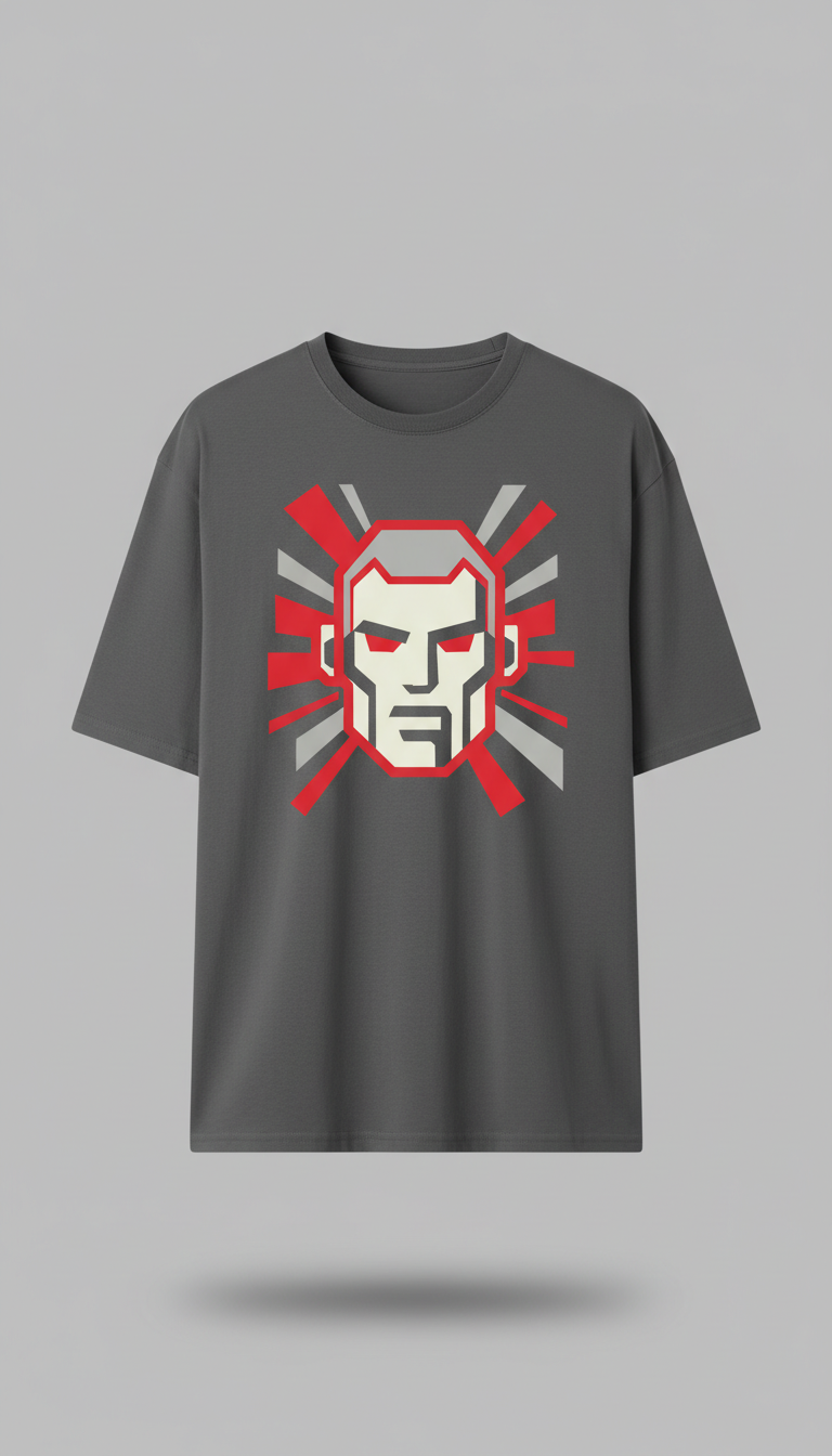 Pop Culture Graphic Oversized T-Shirt