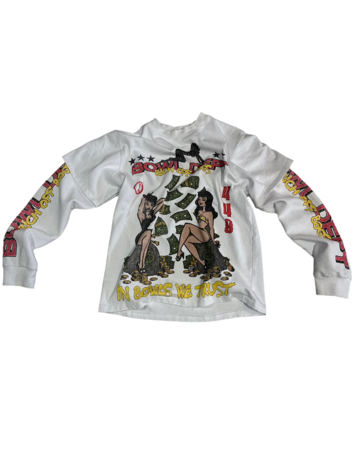 BOWL DEPT 2 N 1 LONG SLEEVE (WHITE)