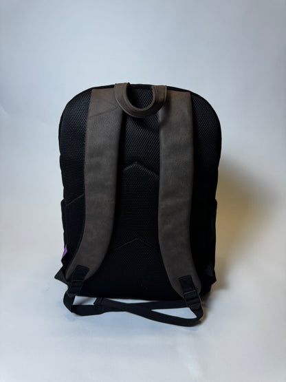 Black Corduroy Back Pack