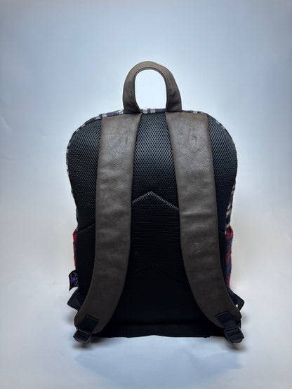 "What The" Plaid Back Pack