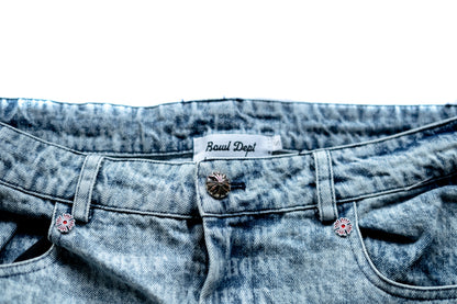 Denim Bowl Dept Striped Cargo Pants
