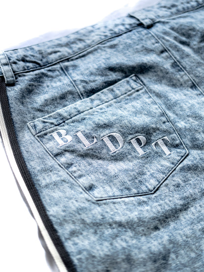 Denim Bowl Dept striped pants